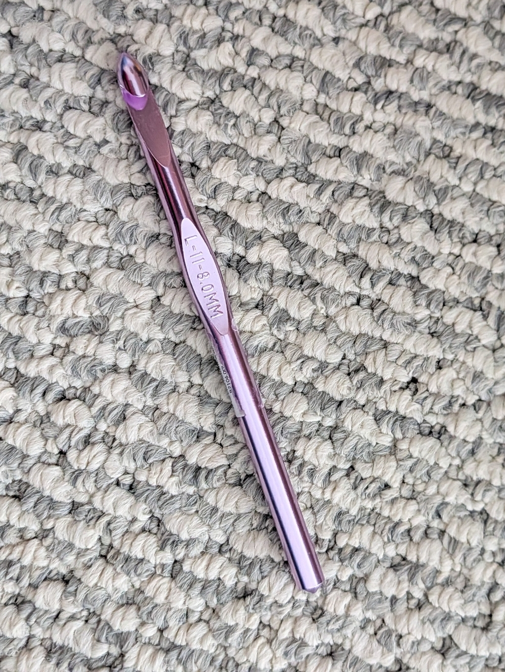 Susan Bates Silvalume Crochet Hook - 8.0mm (Size L-11)